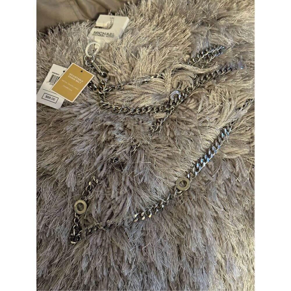 Michael kors mk circle curb chain belt/necklace/strap L/XL NWT - Picture 11 of 11